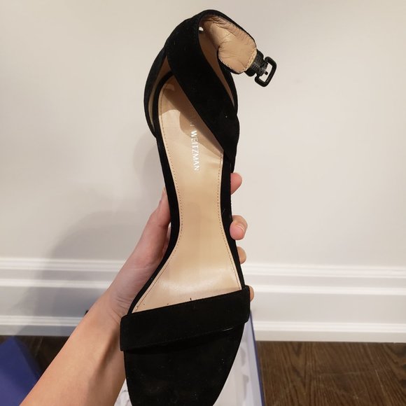 Stuart Weitzman Backupplat Platform Sandal Heels - Picture 4 of 6